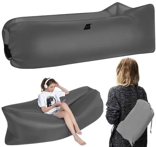 ShopJK LAZY BAG - ŠEDÝ