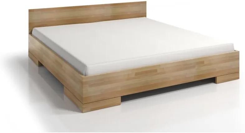 Dvojlôžková posteľ z bukového dreva s úložným priestorom SKANDICA Spectrum Maxi, 160 × 200 cm