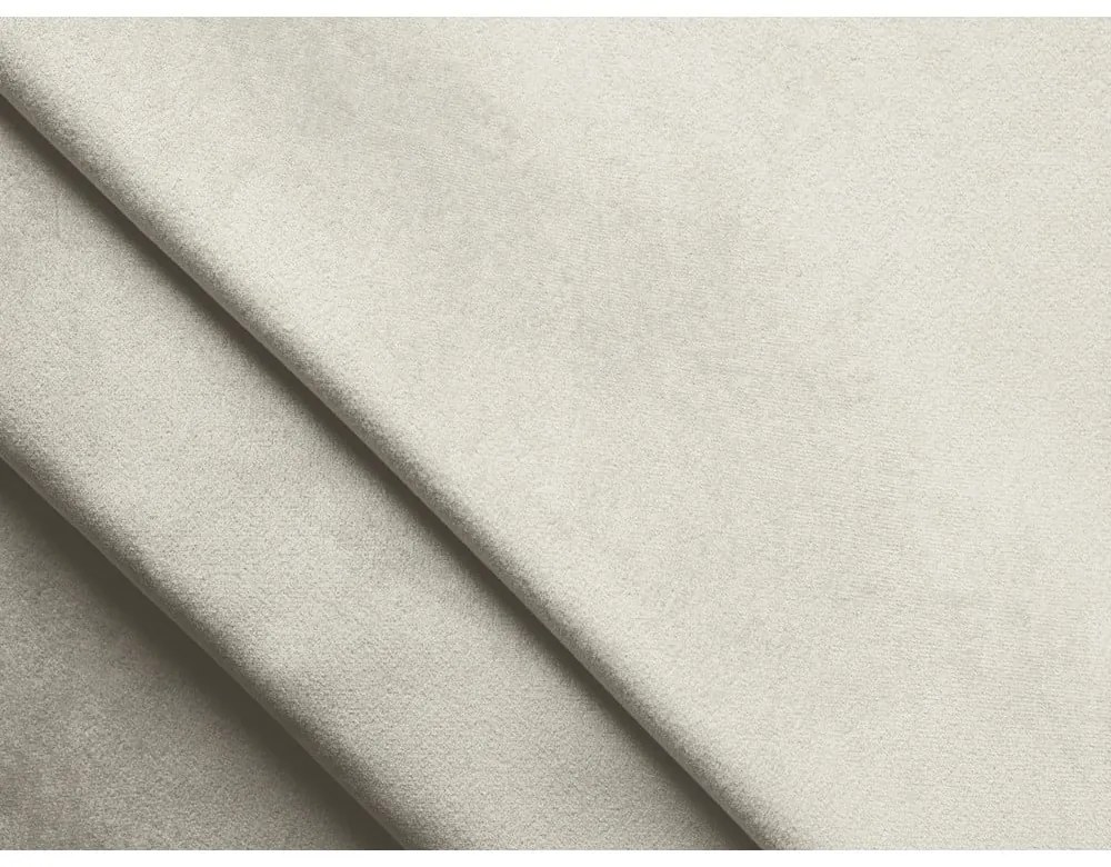 Krémovobiela boxspring posteľ s úložným priestorom 180x200 cm Mikana – Makamii