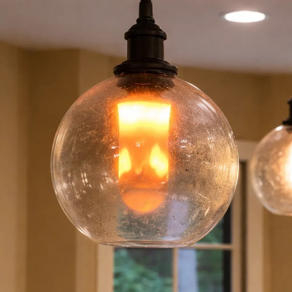 Zaparkorun LED žiarovka HYO-2, 5W - imitácia plameňa - orange