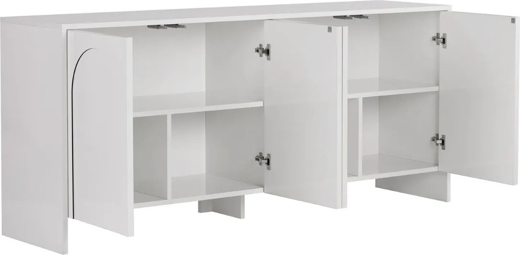 Dizajnová komoda Uchenna 180 cm biela
