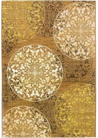 Koberce Breno Kusový koberec ZOYA 128/Q01N, žltá, viacfarebná,160 x 235 cm