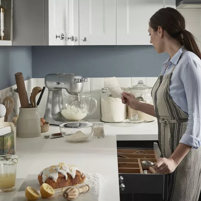 Goodhome Organizér do zásuvky, do kuchyne, príborník - NITAKI bambusový 51 x 43 cm