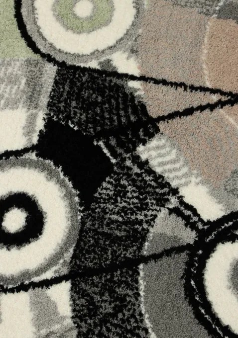 Koberec SLIM 8020 svetlosivý / viacfarebný