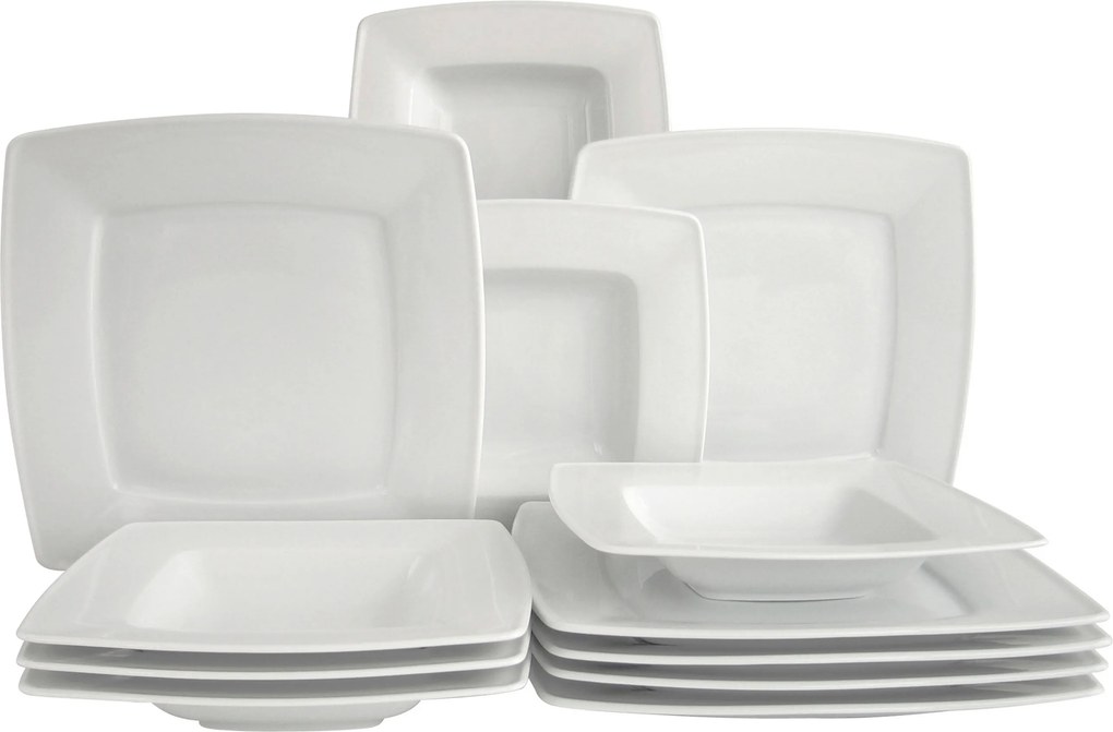 XXXLutz JEDÁLENSKÝ SERVIS Victoria weiß 12-dielne Creatable - Online Only bytové doplnky - 007768011702