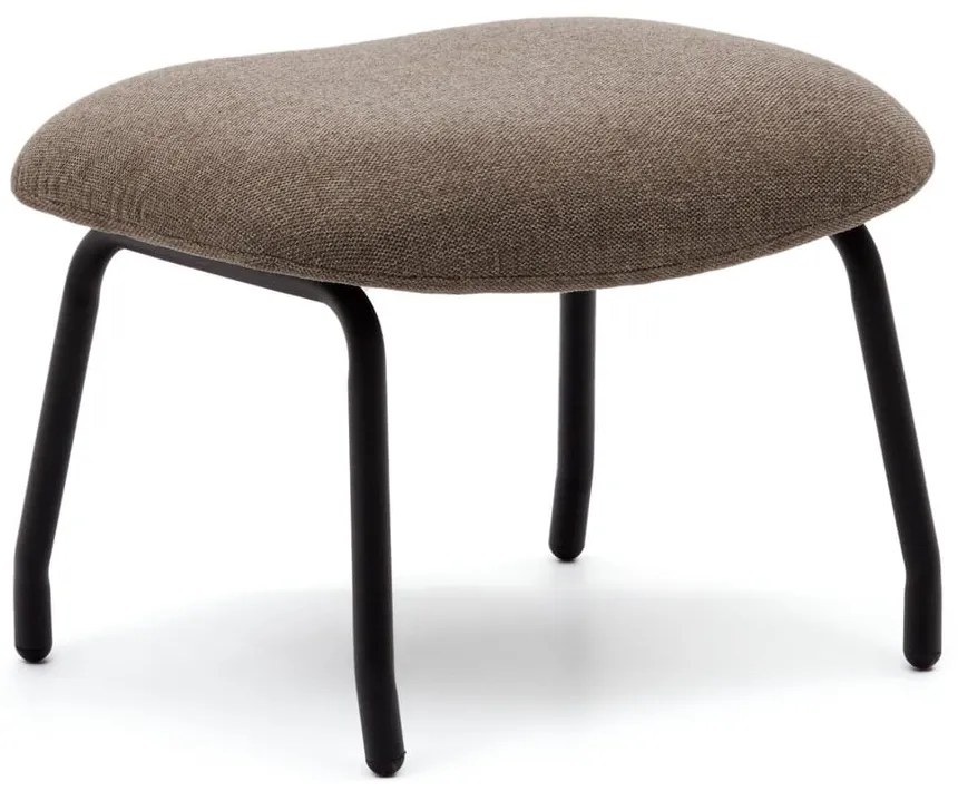 Hnedý taburet Belina – Kave Home