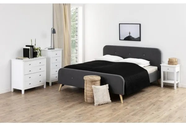 Nočný stolík LARA biela