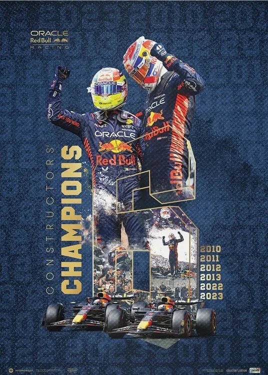 Umelecká tlač Oracle Red Bull Racing - F1® World Constructors' Champions - 2023, Automobilist