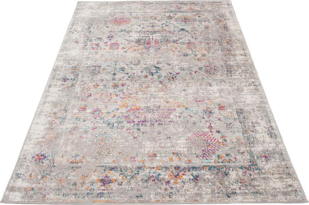 TA Koberec D255A AGREY/MAVI AZURE Rozmer: 80x150 cm