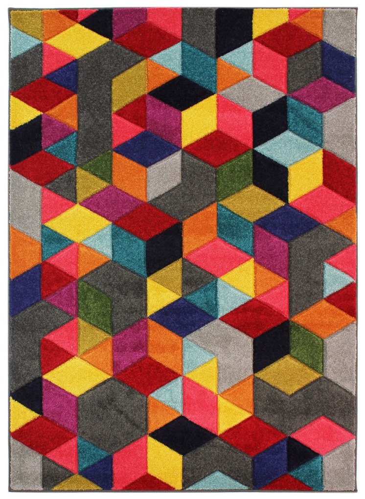 Flair Rugs koberce AKCIA: 120x170 cm Kusový koberec Spectrum Dynamic Multi - 120x170 cm