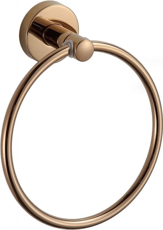 Mexen Remo vešiak na uteráky, zlatoružová - 7050732-60