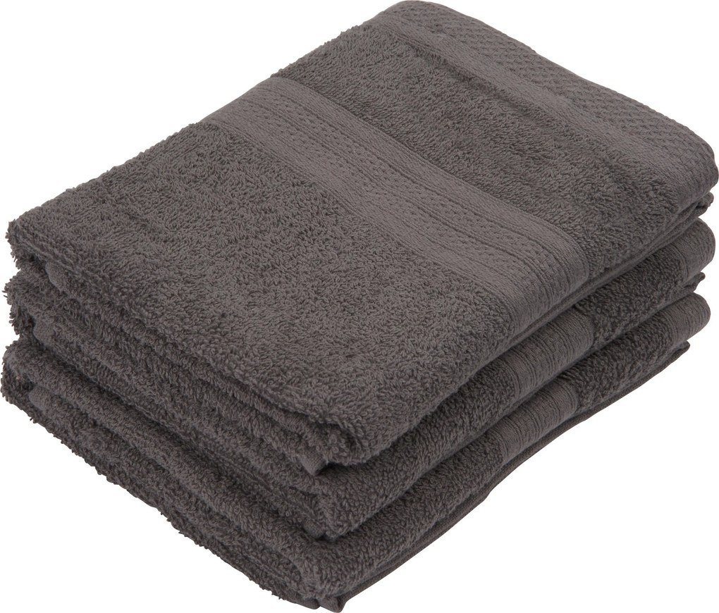 XXXLutz SADA UTERÁKOV NA RUKY, 50/90 cm, antracitová Esposa - Kúpeľňový textil - 003520001602