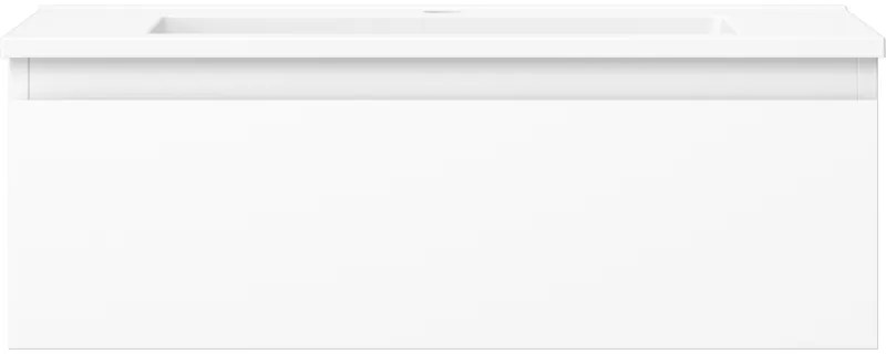 Mexen Orio, kúpeľňová skrinka 70 cm s umývadlom Otis, 1 zásuvka, biela matná, 91A10-07023-1-BF01-W18M01