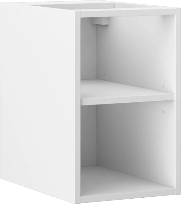 Mexen Box-A, otvorená skrinka s policou 30 cm, biela matná, 91AX2-0300-470-0-01