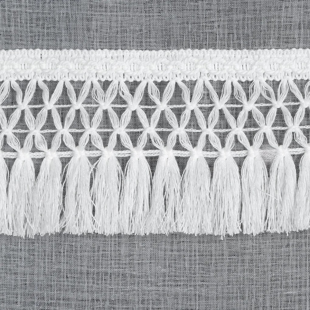 ZÁCLONA NA PÁSKE KIRA1 140X270 CM BIELA