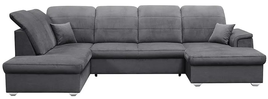 Rohová sedacia súprava Amsterdam P sivá Viton 203