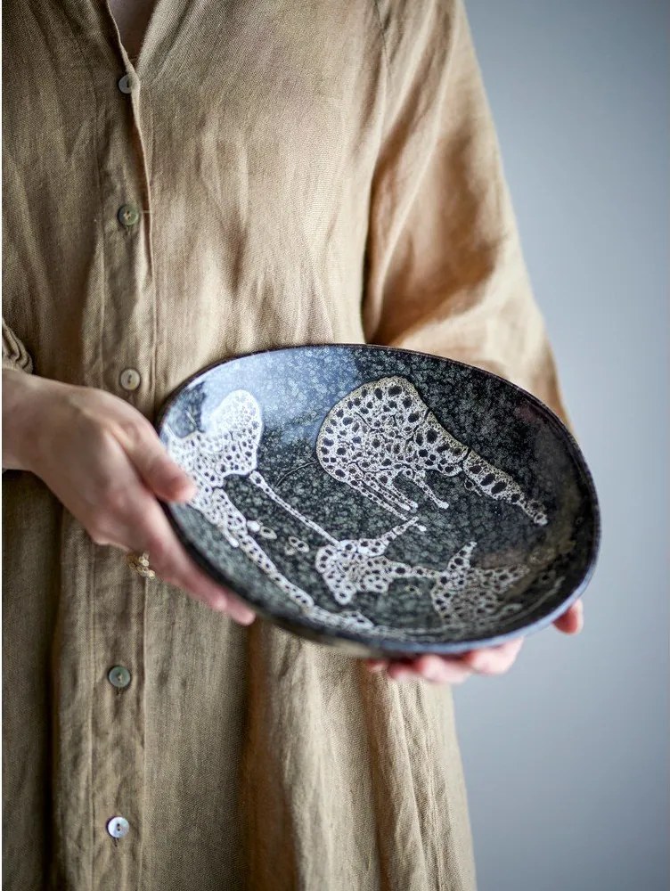 Kameninová dekoratívna misa ø 24 cm Sway – Bloomingville