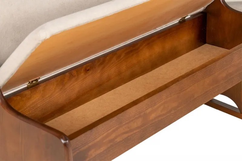 Rohový jedálenský komplet N2, orech / béžová aston 22