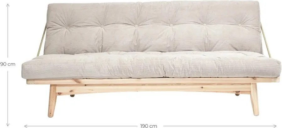 Variabilná pohovka Karup Folk Clear/Linen