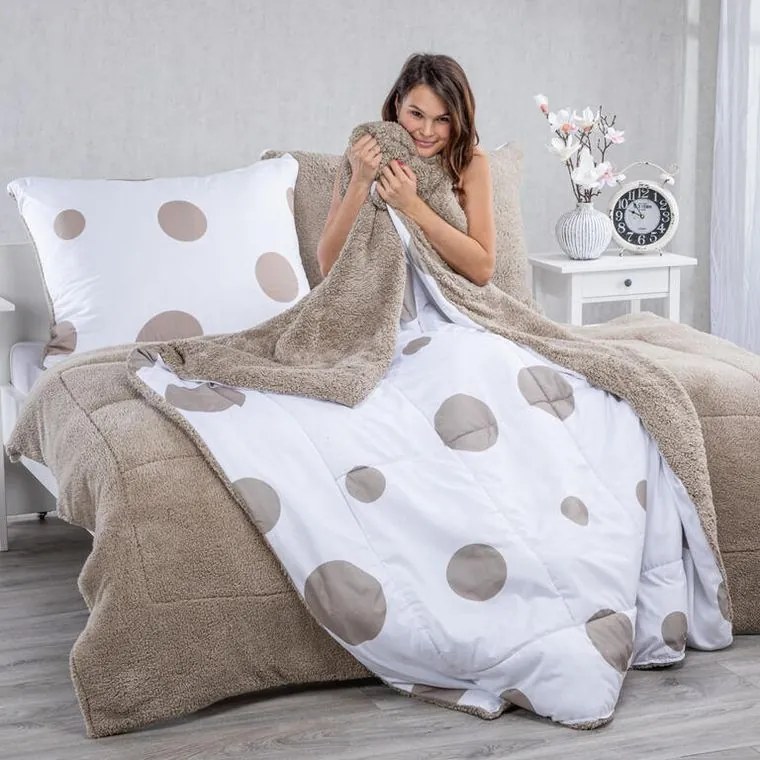 Prešívaná baránková súprava Dual Feel ESTELLA 3 ks