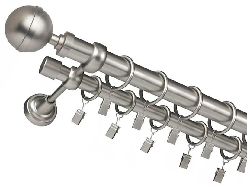 Garniž 240cm II kula fi 25 satén