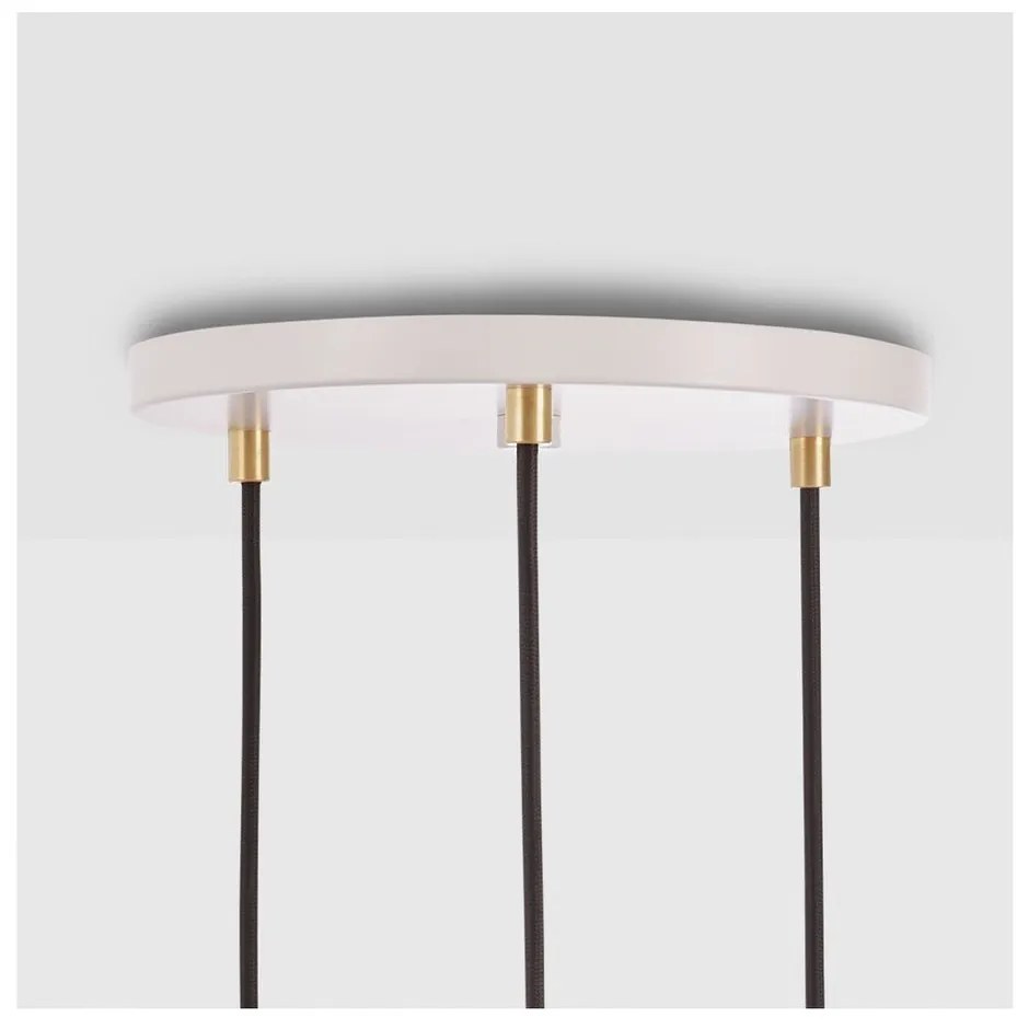 Stmievateľné závesné svietidlo v bielo-prírodnej farbe ø 25 cm – tala