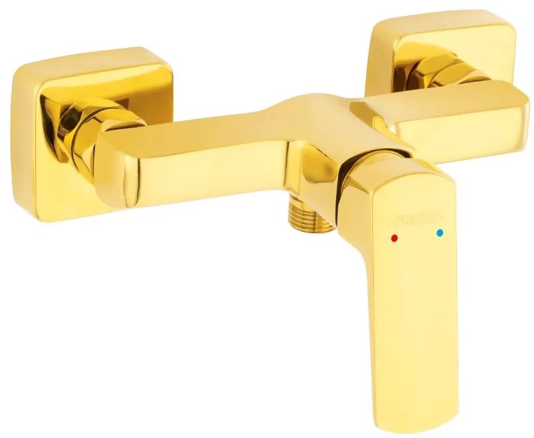 Ferro Vitto Verdeline, nástenná sprchová batéria, zlatá lesklá, BVI7VLG