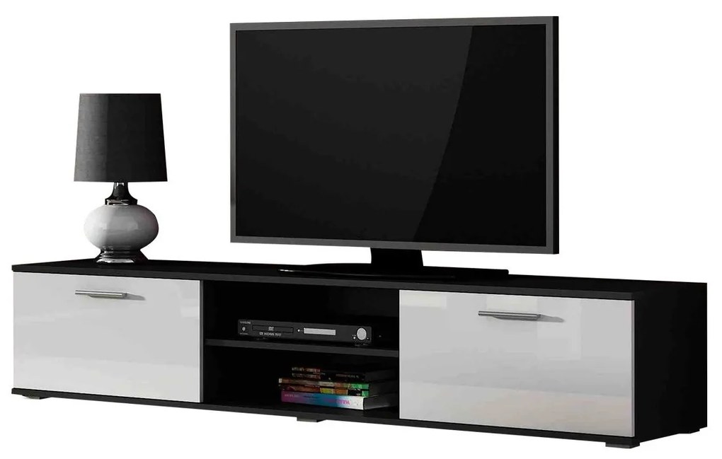 TV stolík 180 Boho B3, Farby: dub lefkas / dub lefkas + čierna