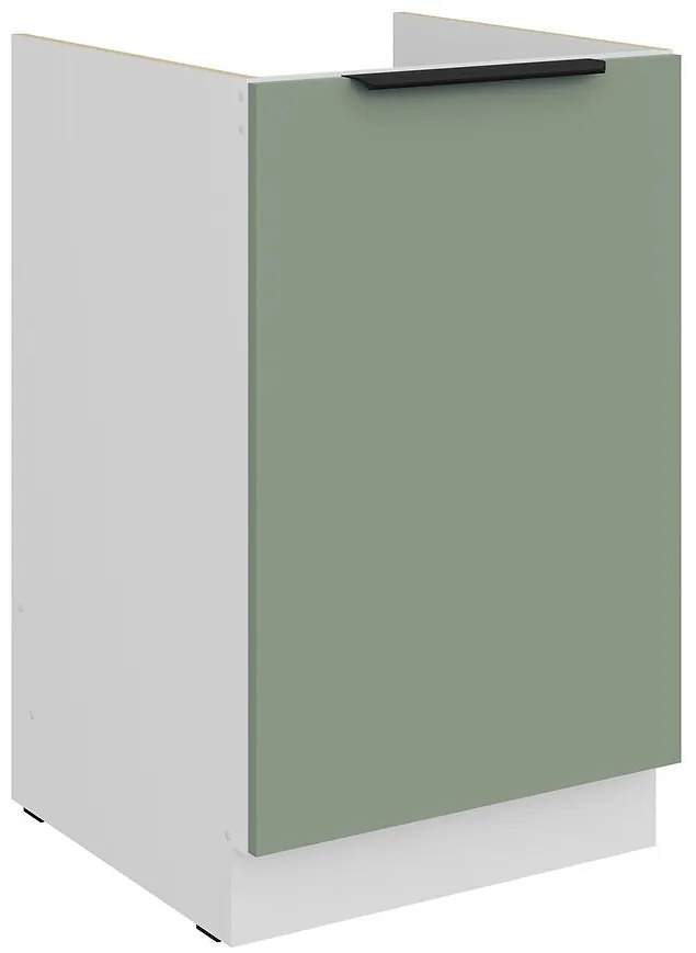 Kuchynská skrinka Aria-Sa/Wh Anti Fingerprint 50zl 1f Bb