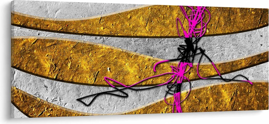 Obraz abstrakcie (120x50 cm)