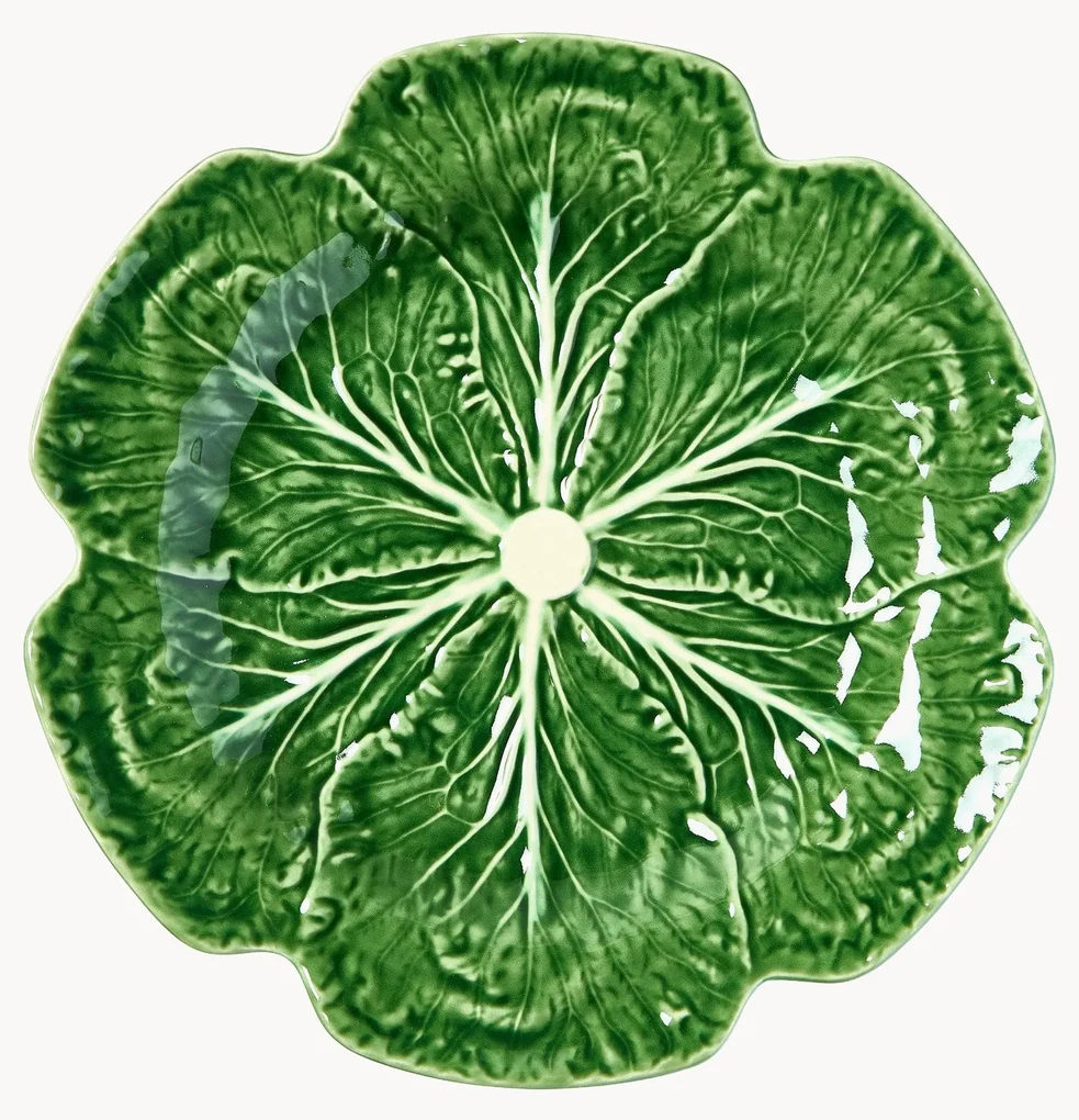 Ručne maľované taniere Cabbage (2 ks)