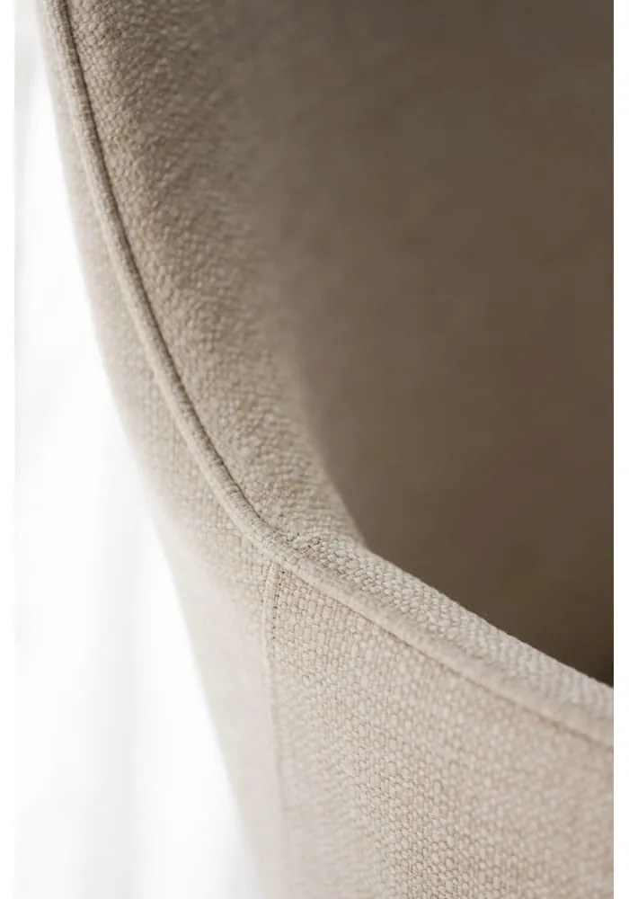 Béžové čalúnené jedálenské kreslá v súprave 2 ks Alison – Rowico