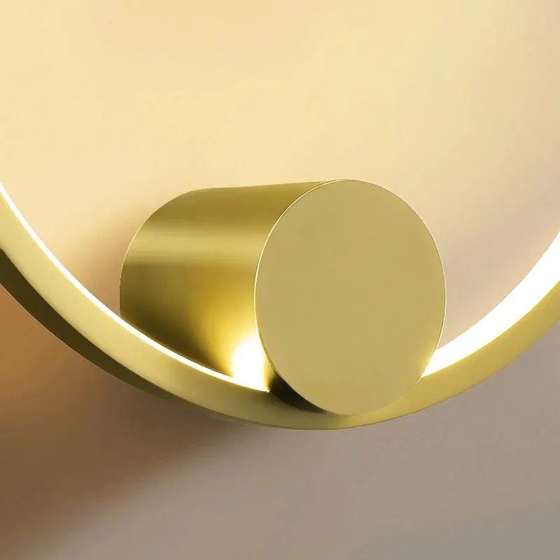 Toolight Toolight, LED nástenné svietidlo 50cm 17W APP1390-CW, zlatá lesklá, OSW-00916