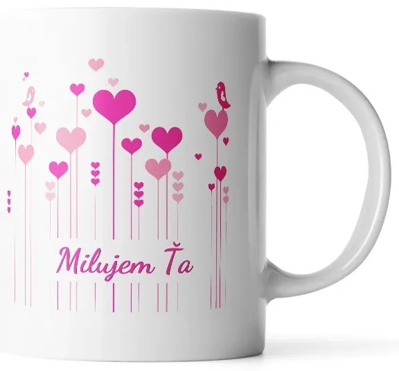 Sablio Hrnček Milujem ťa - 890 ml - XXL