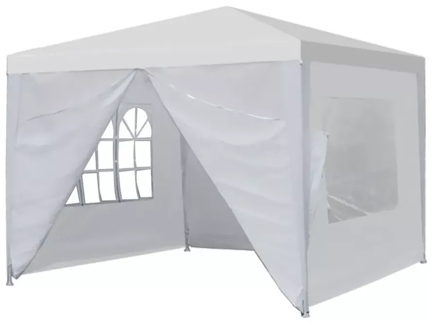 Záhradný altánok 4 steny 3x3 m  - biely