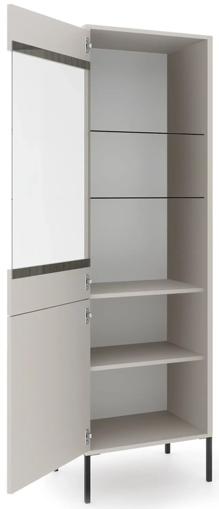 PROXIMA.store - Glamourová vitrína SOFT FARBA: biela