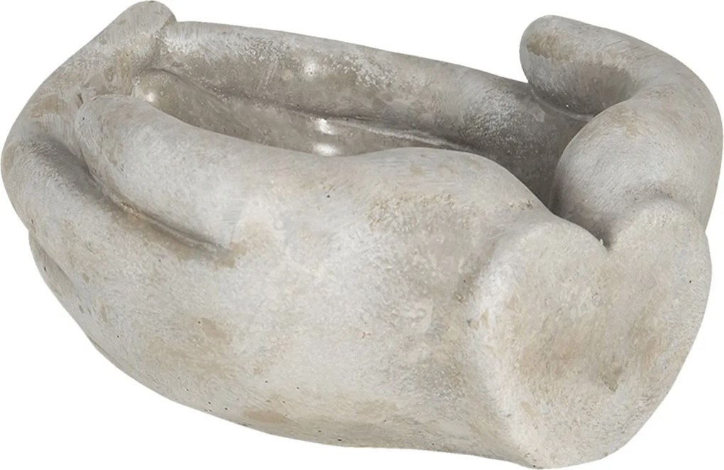 Kvetináč v dizajne zopätých rukách Jointes - 18 * 16 * 9 cm
