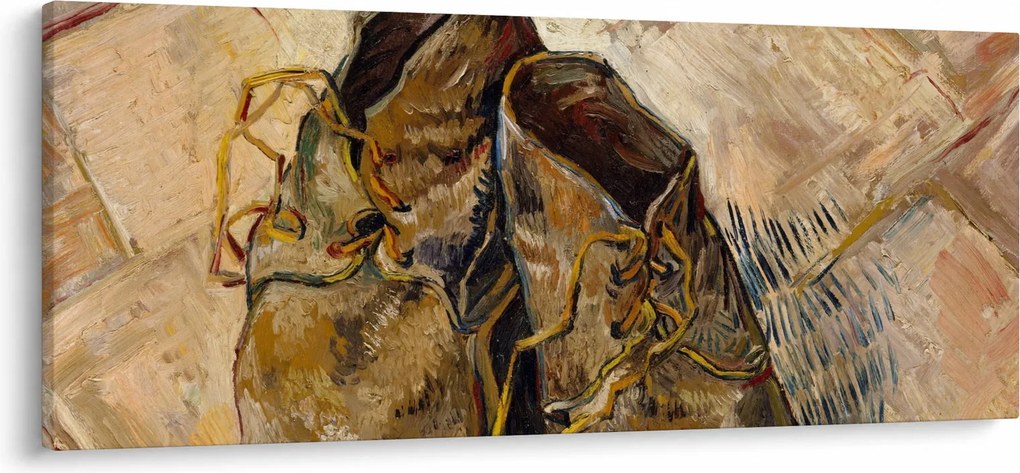 Obraz - Vincent van Gogh, Shoes, reprodukcia (120x50 cm)