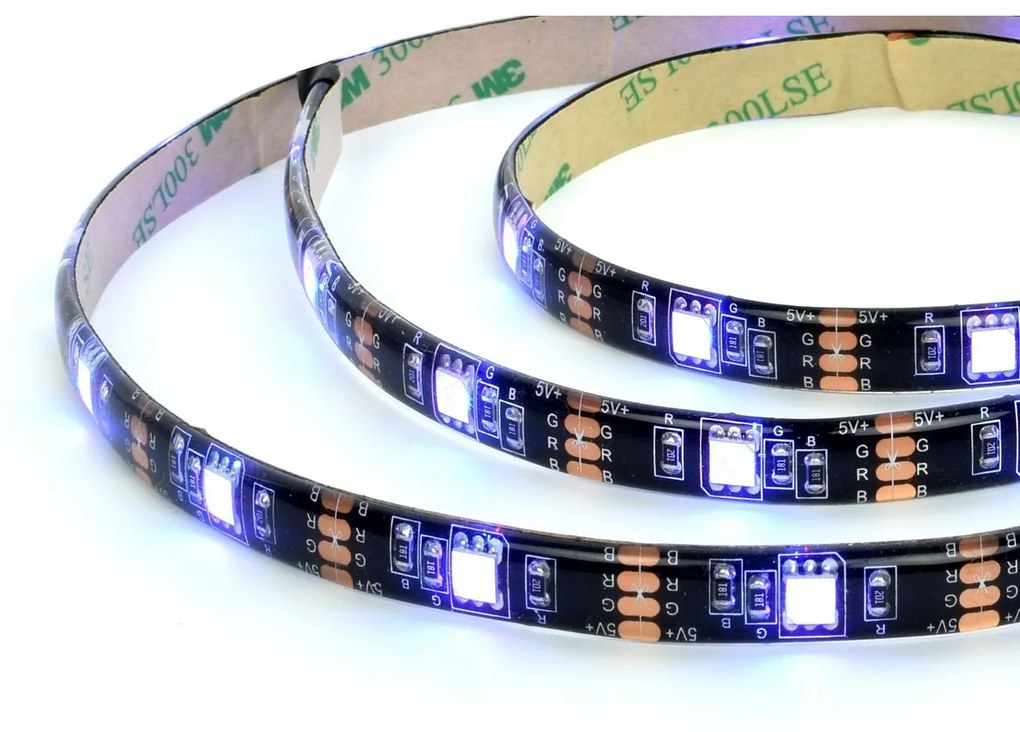 Retlux RLS 102 LED pásik s USB konektorom RGB, 2 x 50 m