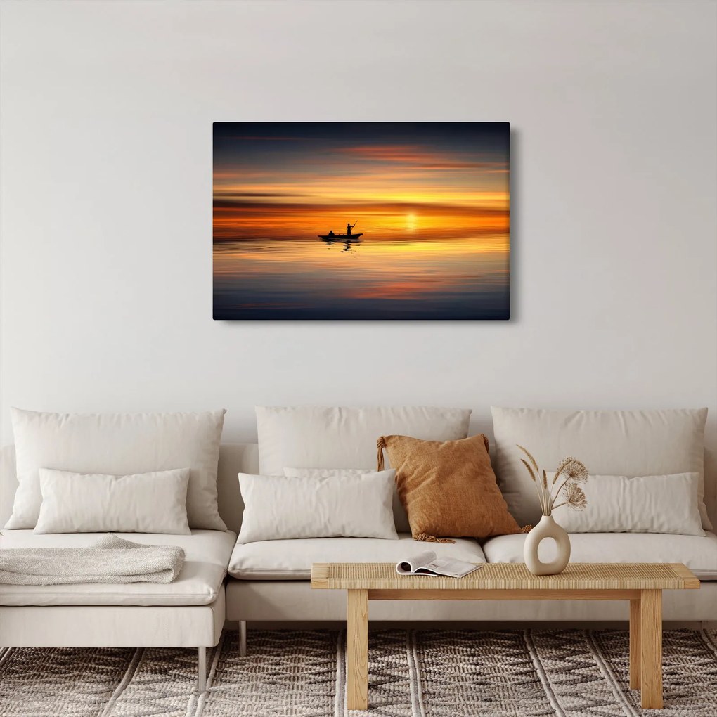 Obraz - plavba na loďke (90x60 cm)