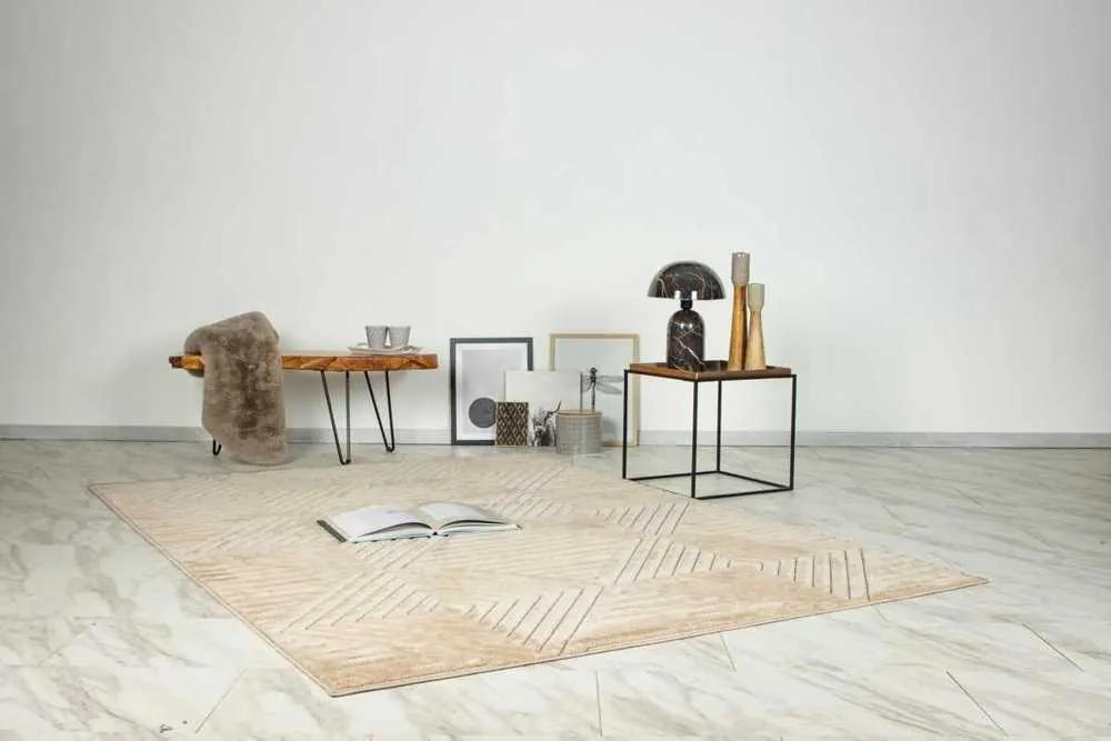 Lalee Kusový koberec Viva 402 Beige Rozmer koberca: 120 x 170 cm