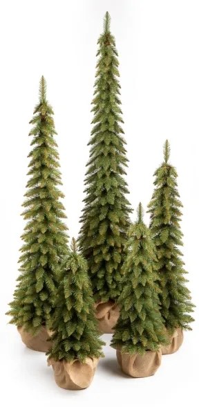 Umelý vianočný stromček Smrek Štíhly v kvetináči 65cm