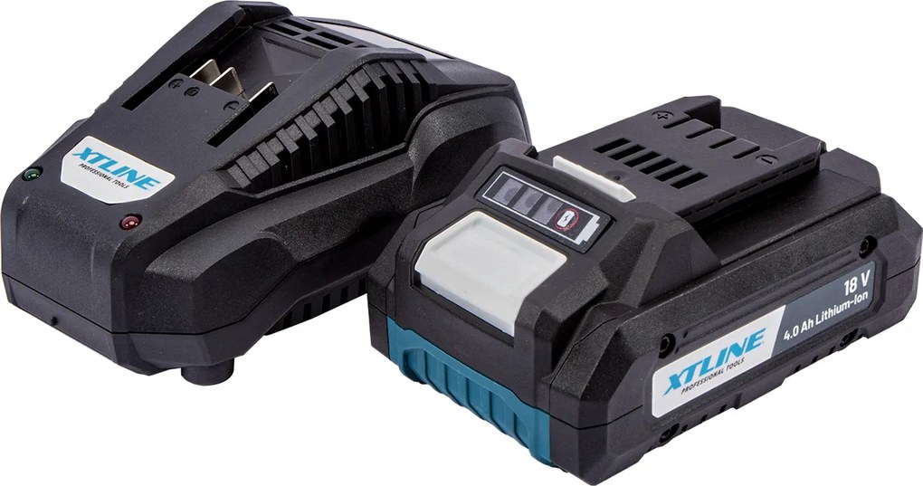 XTline Lítium-iónová akumulátorová batéria 18 V, 4,0 Ah Samsung + nabíjačka 3,5 A XT102888