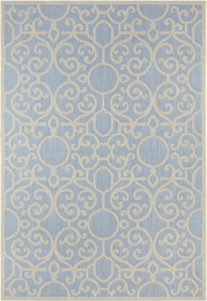 Bougari - Hanse Home koberce Kusový koberec Jaffa 103885 Pastelblue/Taupe - 70x200 cm