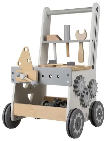 Drevená dielňa pre deti s náradím - vzdelávacia hračka 3v1