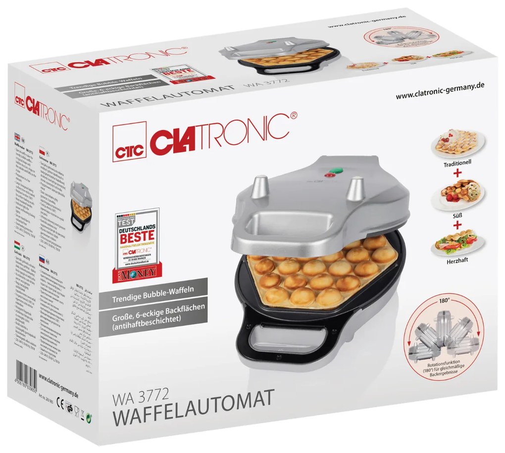 Clatronic WA 3772 vaflovač