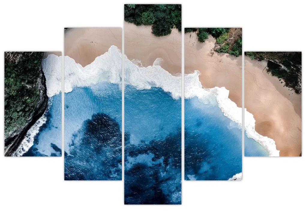 Obraz pláže Nusa Penida, Indonézia (150x105 cm)