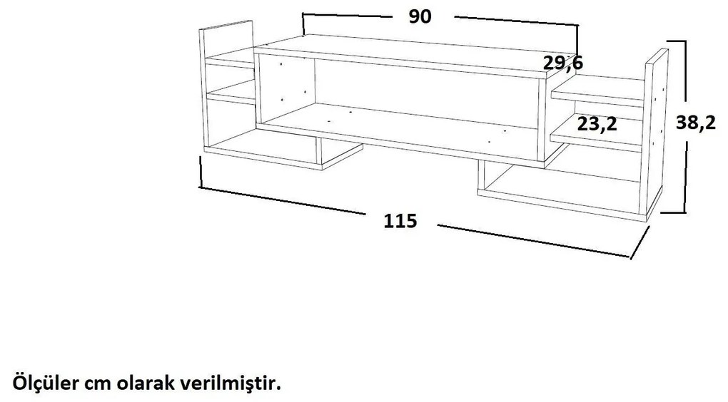 TV stolík/skrinka Saloma (biela). Akcia -21%. Vlastná spoľahlivá doprava až k Vám domov. 1102570