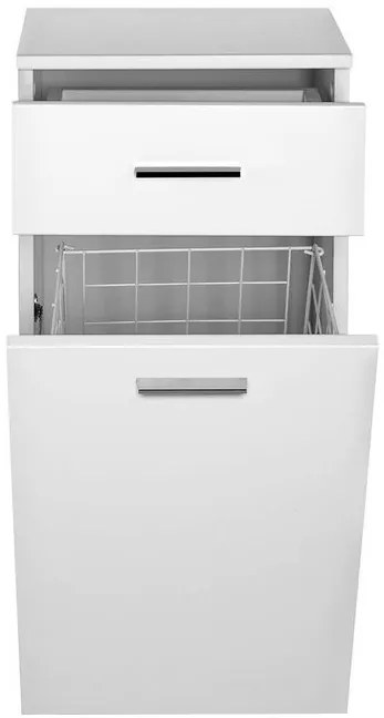 Aqualine Aqualine, ZOJA/KERAMIA FRESH skrinka spodná s košom 35x78x29cm, biela, 50261