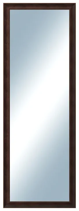 DANTIK - Zrkadlo v rámu, rozmer s rámom 50x140 cm z lišty KOSTELNÍ malá hnedá (3165)